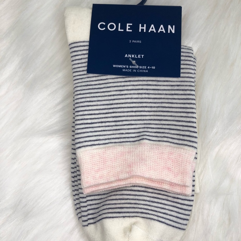 Cole Haan Anklet Socks 2 pack